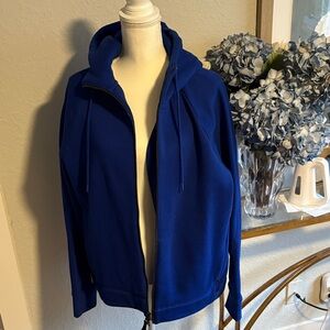 Men’s Royal blue front zip Hoodie from banana Republic size medium